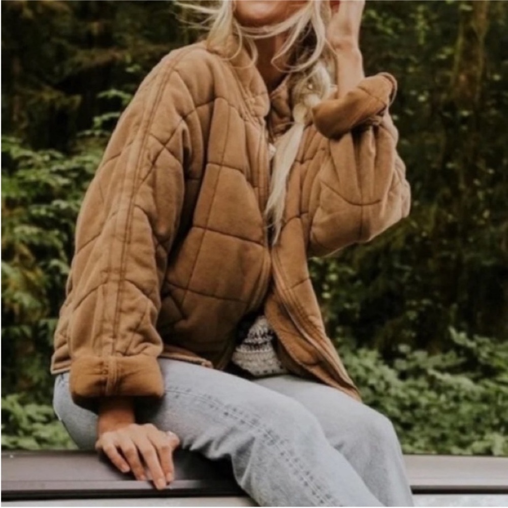 Free People Dolman Quilted Jacket - Picture 2 of 7